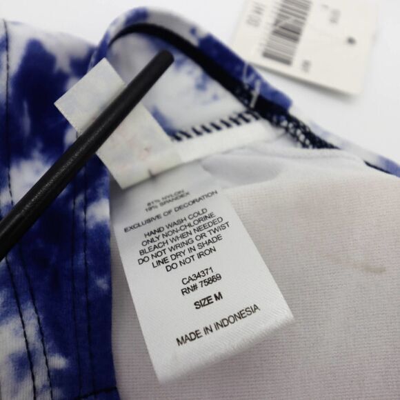 NEW Altar'd State High Neck Tie-dye bikini top, Blue, Medium - Picture 9 of 9